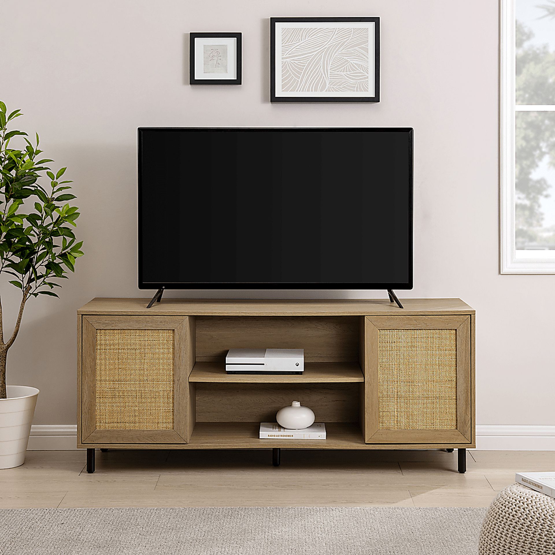 Sollway Oak 58 in. Console - Image 2