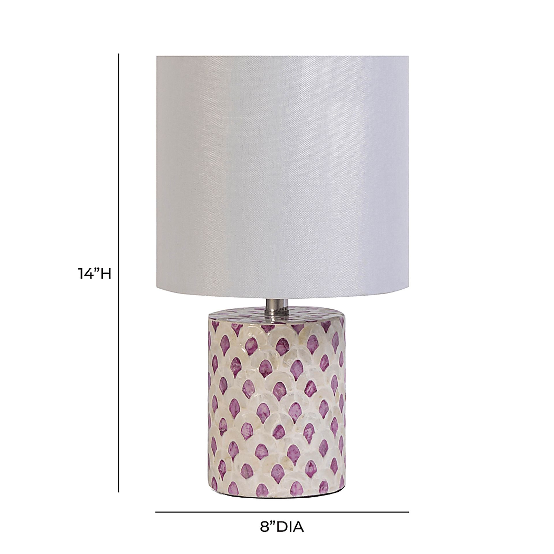 Solly Purple Lamp - Image 5