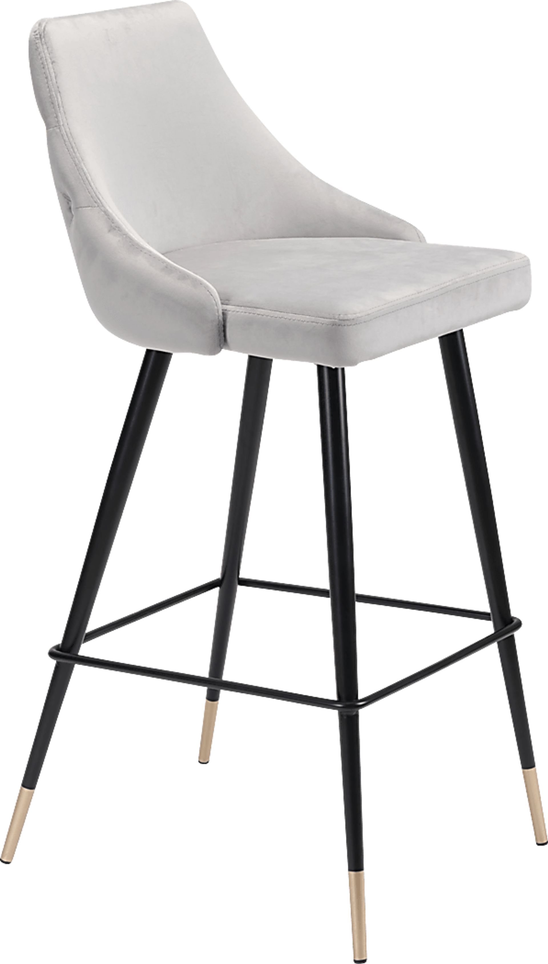 Solveig Gray Barstool - Image 1
