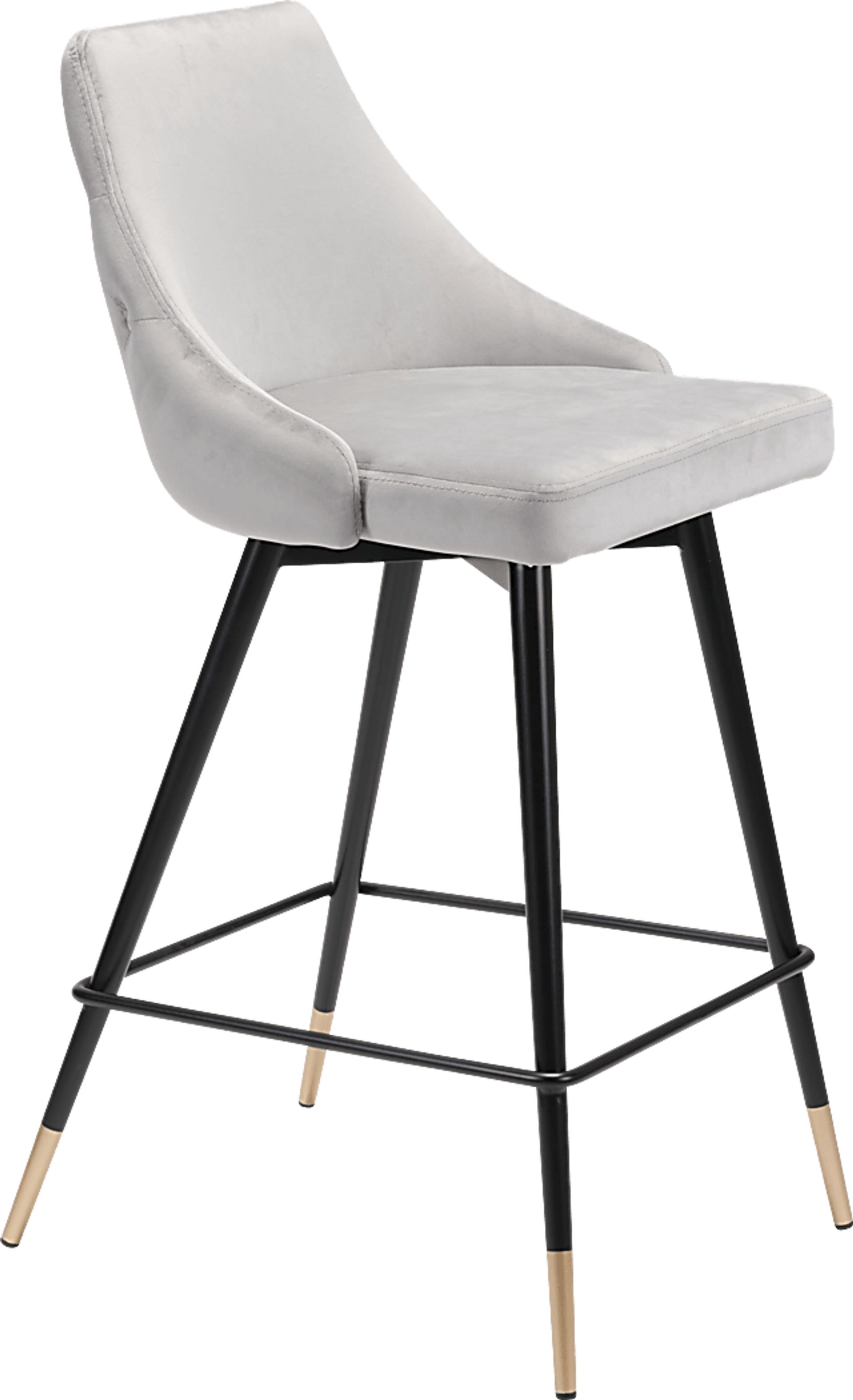 Solveig Gray Counter Height Stool - Image 1