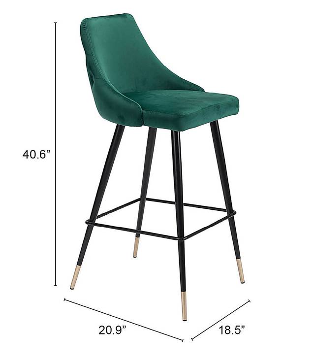 Solveig Green Barstool - Thumbnail - Image 6