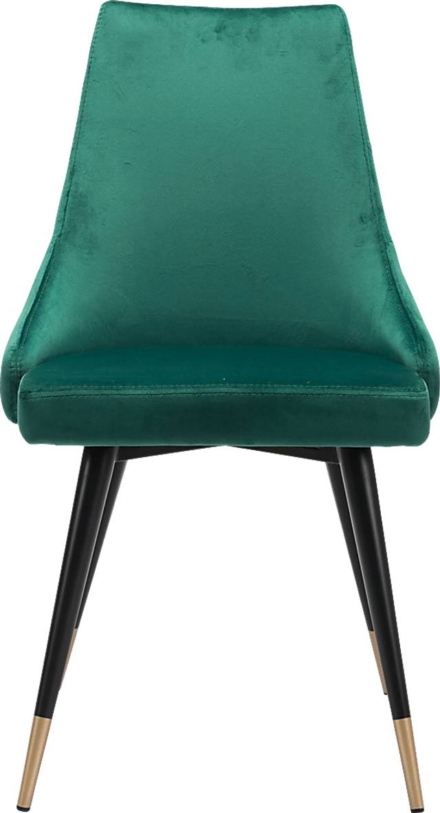 Solveig Green Side Chair, Set of 2 - Thumbnail - Image 3