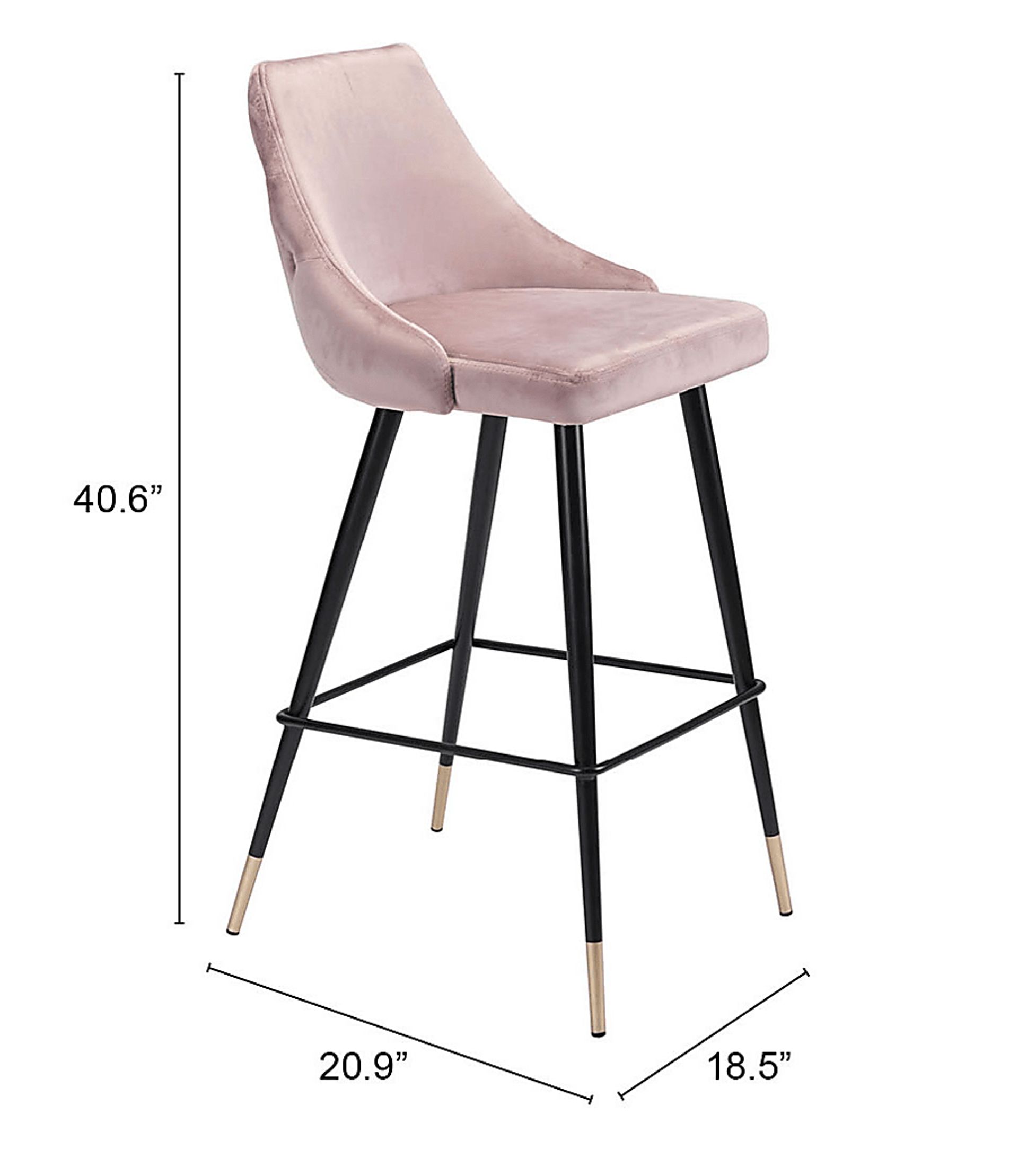 Solveig Pink Barstool - Image 6