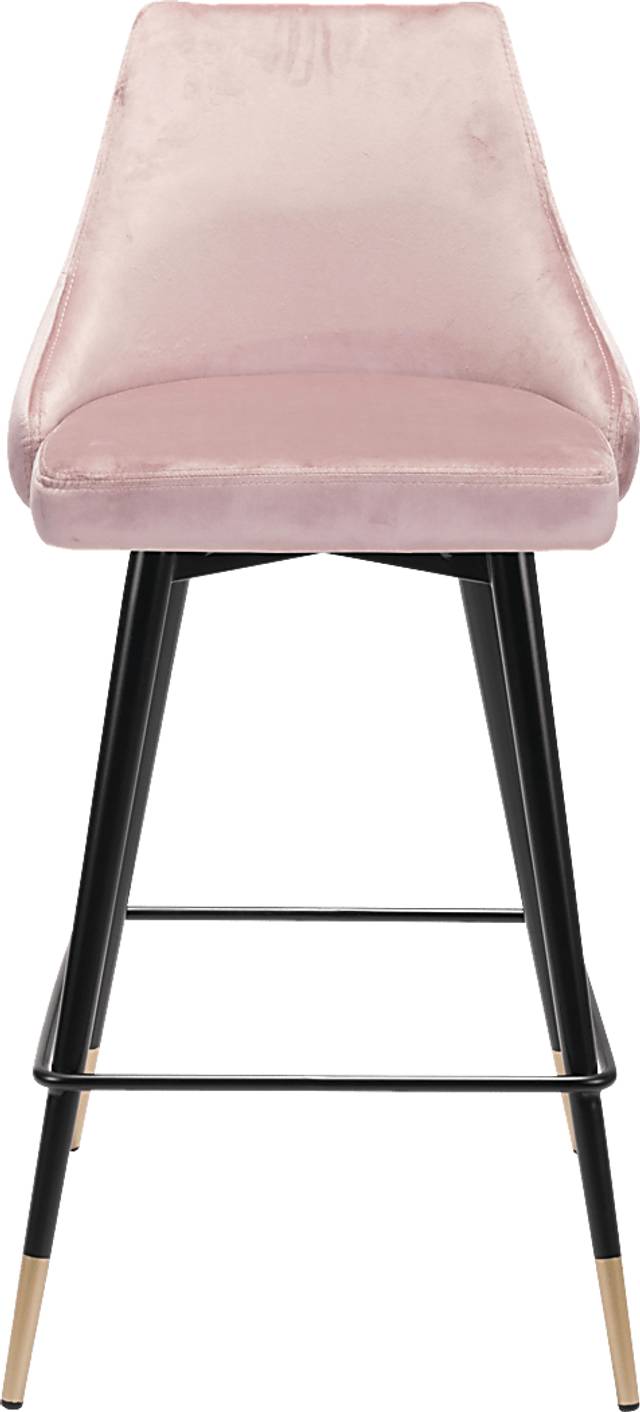 Solveig Pink Counter Height Stool - Thumbnail - Image 3