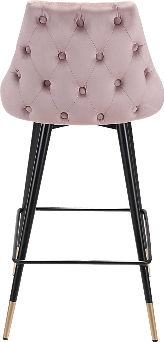 Solveig Pink Counter Height Stool - Thumbnail - Image 4