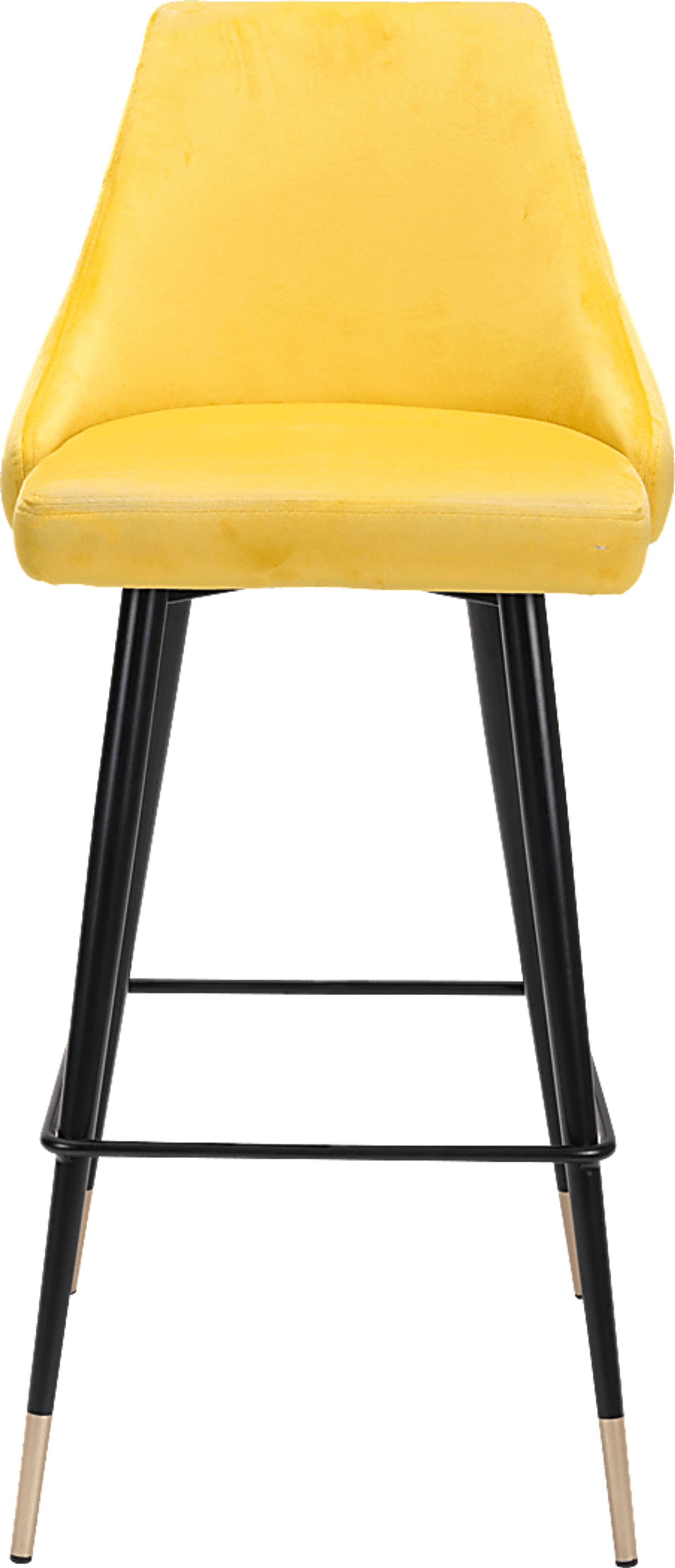 Solveig Yellow Barstool - Image 2