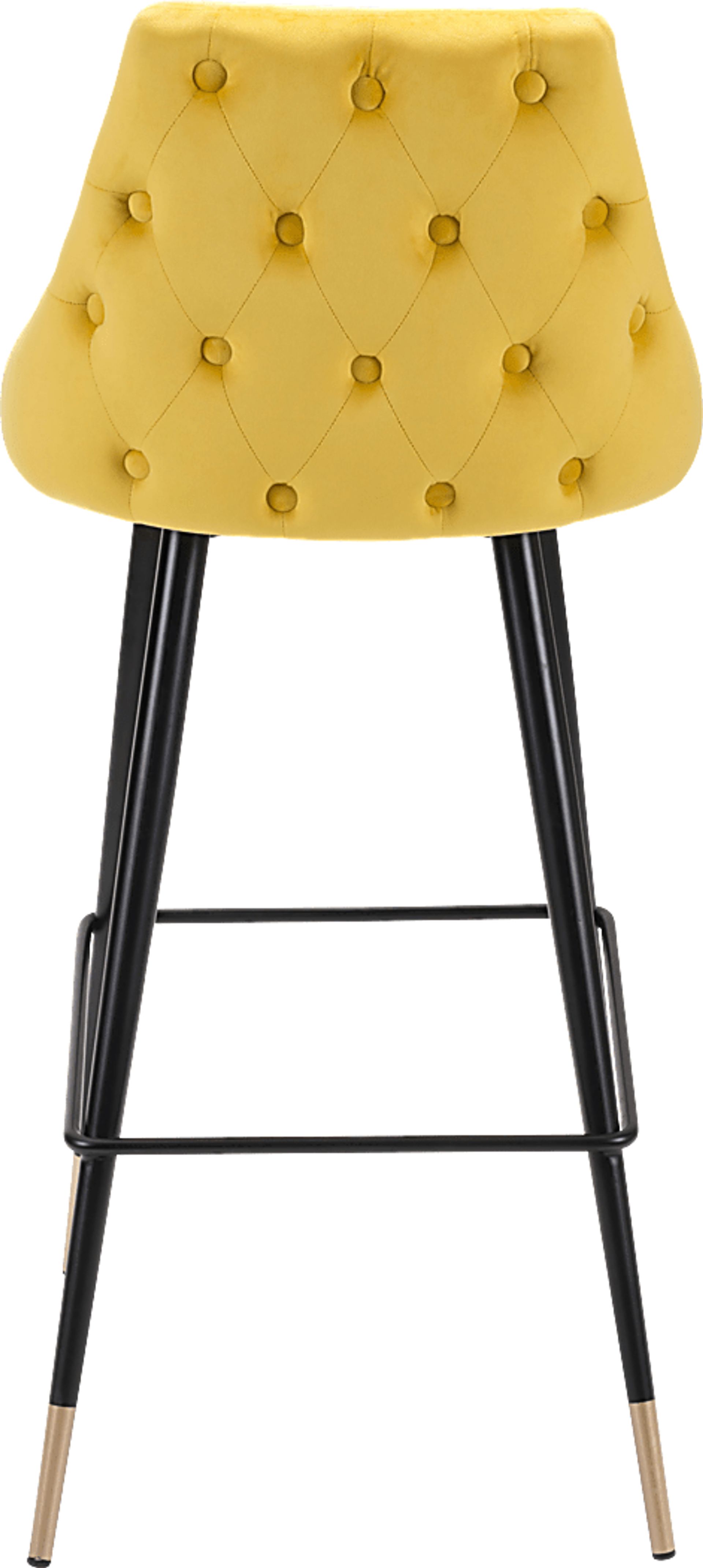 Solveig Yellow Barstool - Image 4