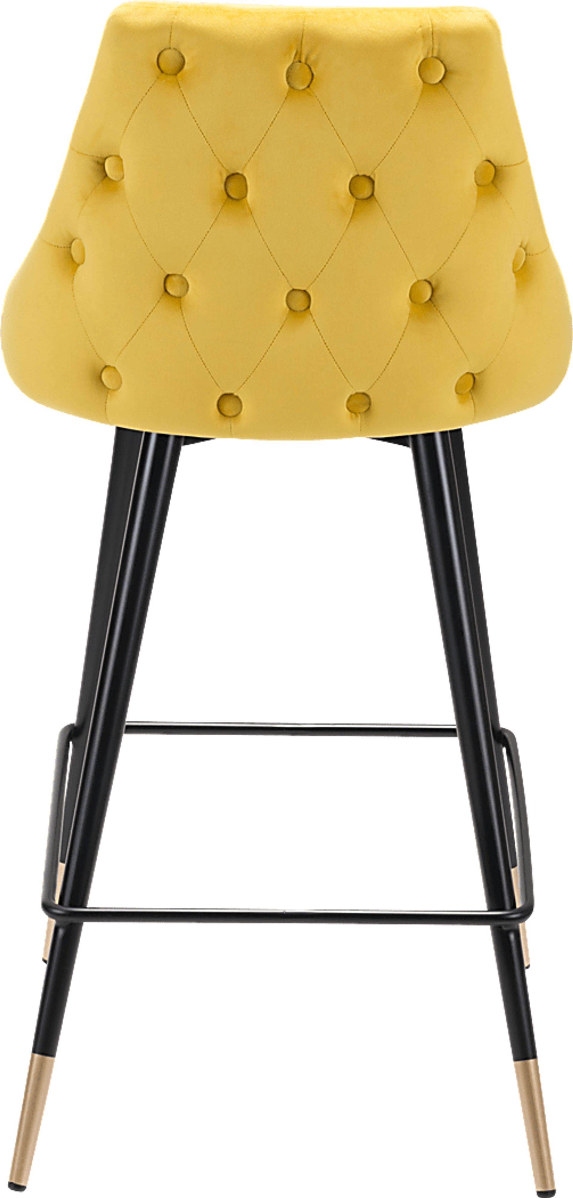 Solveig Yellow Counter Height Stool - Image 4