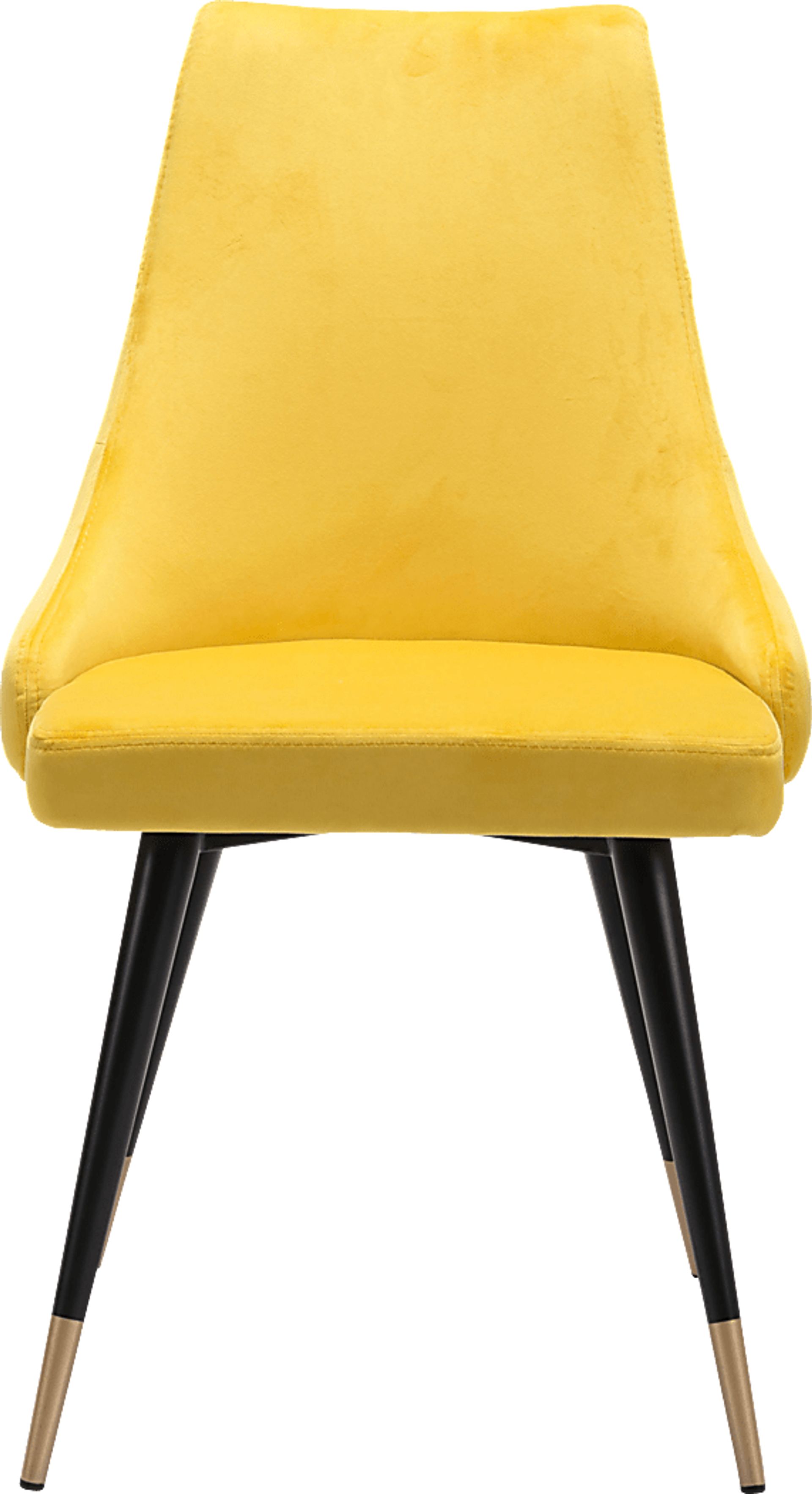 Solveig Yellow Side Chair, Set of 2 - Image 3
