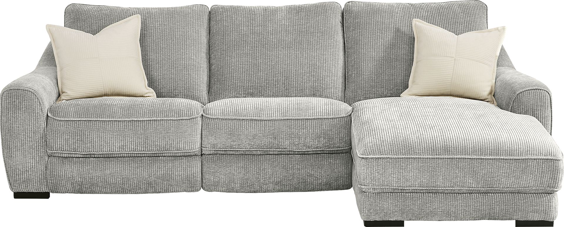 Somerset Gray 3 Pc Dual Power Reclining Sectional - Image 3