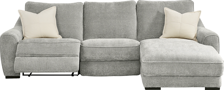 3 pc right chaise sectional