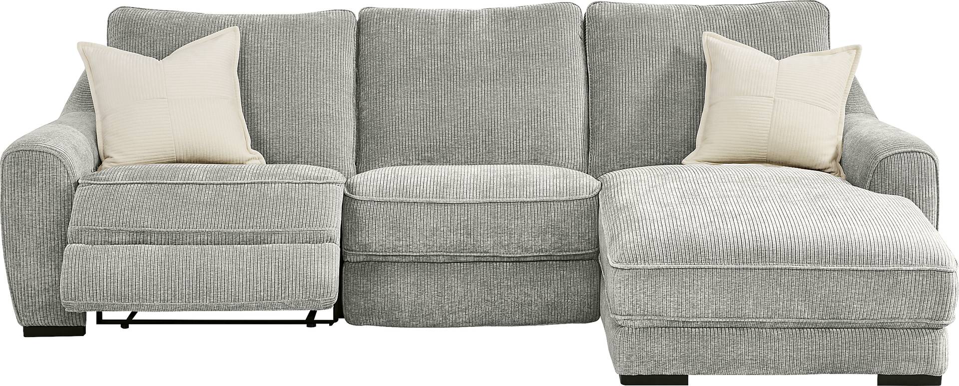 3 pc right chaise sectional