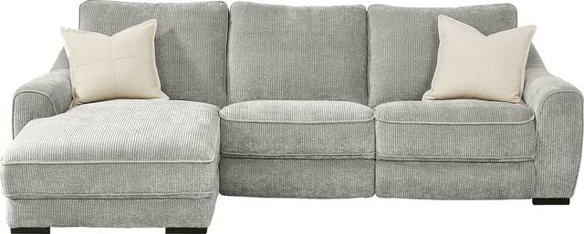 Somerset Gray 3 Pc Dual Power Reclining Sectional - Thumbnail - Image 3