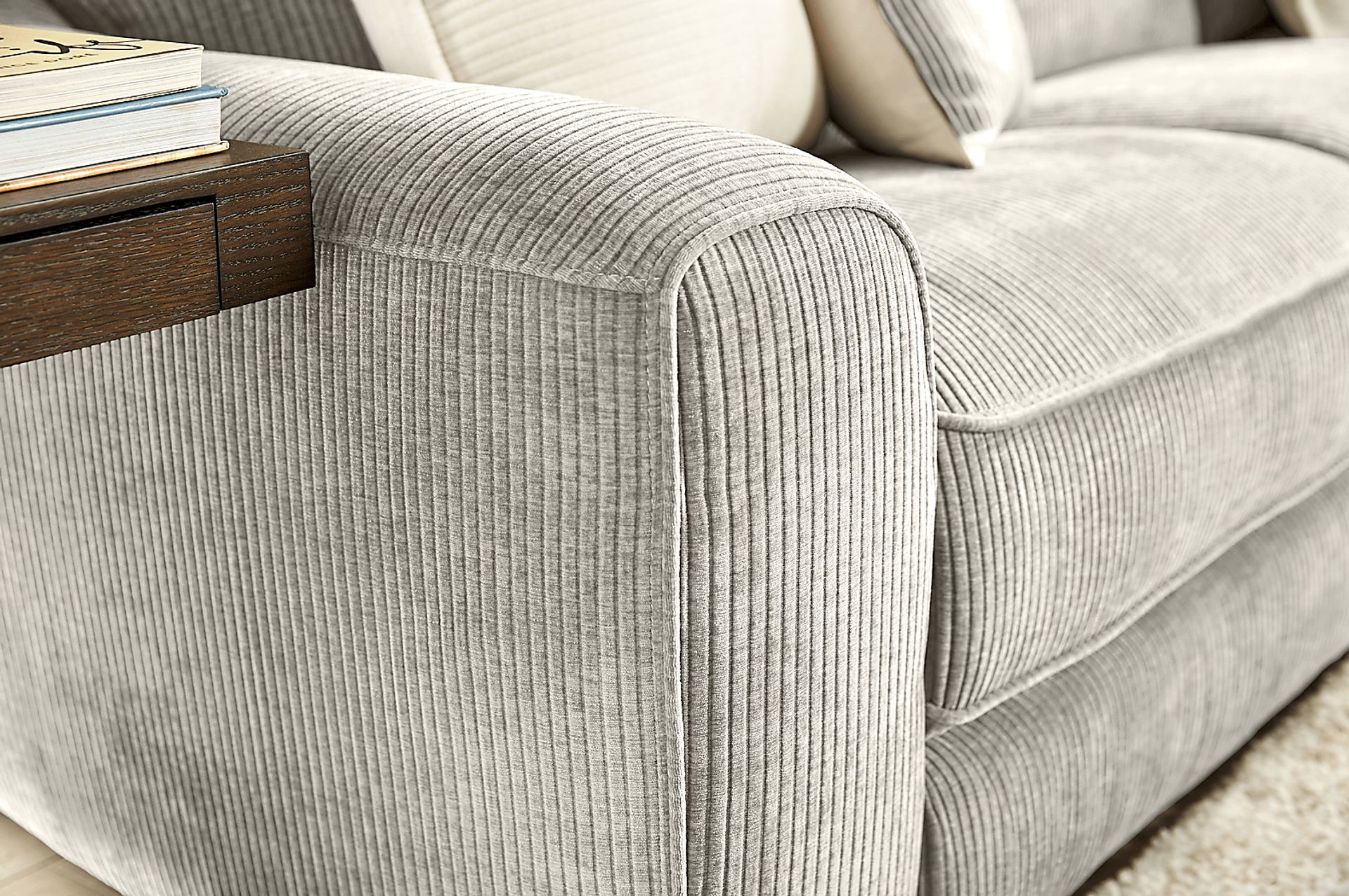 Somerset Gray 6 Pc Dual Power Reclining Sectional - Image 6