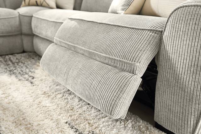 Somerset Gray 9 Pc Dual Power Reclining Sectional Living Room - Thumbnail - Image 7