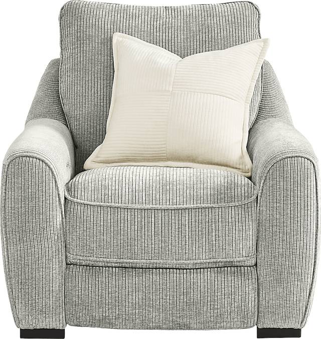 Somerset Gray Dual Power Recliner - Thumbnail - Image 2