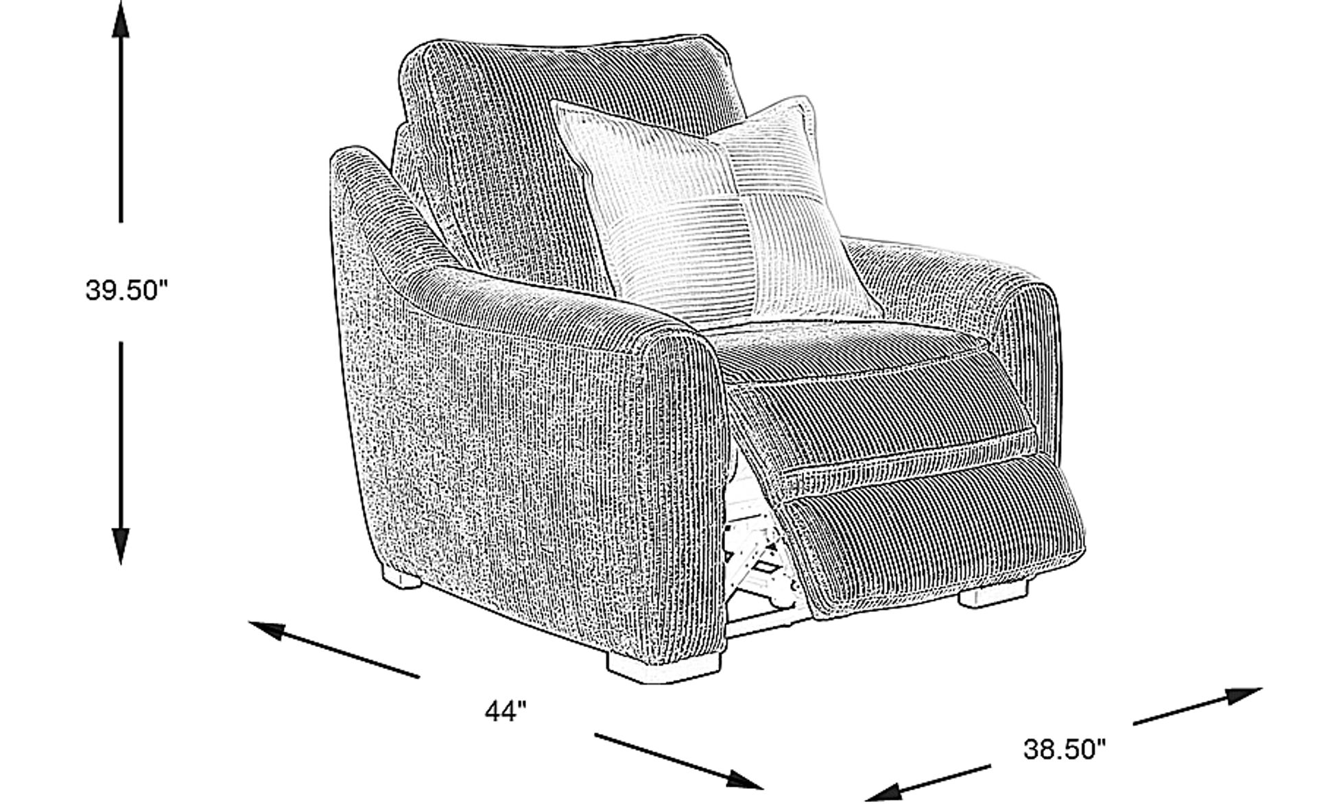 Dimension Image. Please refer to the Dimension Tab on this page for dimension details.