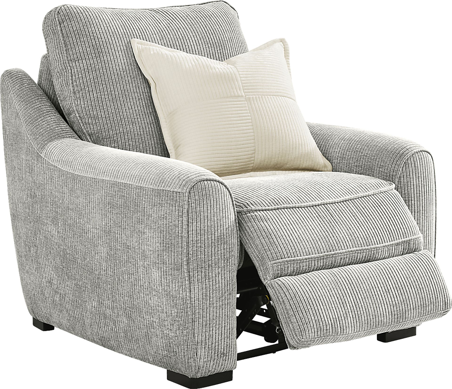 Somerset Gray Dual Power Recliner - Image 1