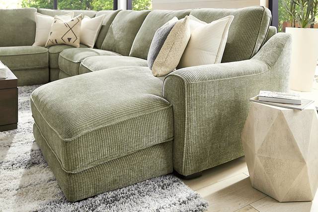 Somerset Green 9 Pc Dual Power Reclining Sectional Living Room - Thumbnail - Image 8