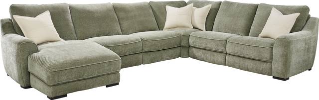 Somerset Green 6 Pc Dual Power Reclining Sectional - Thumbnail - Image 3