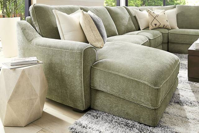 Somerset Green 6 Pc Dual Power Reclining Sectional - Thumbnail - Image 4