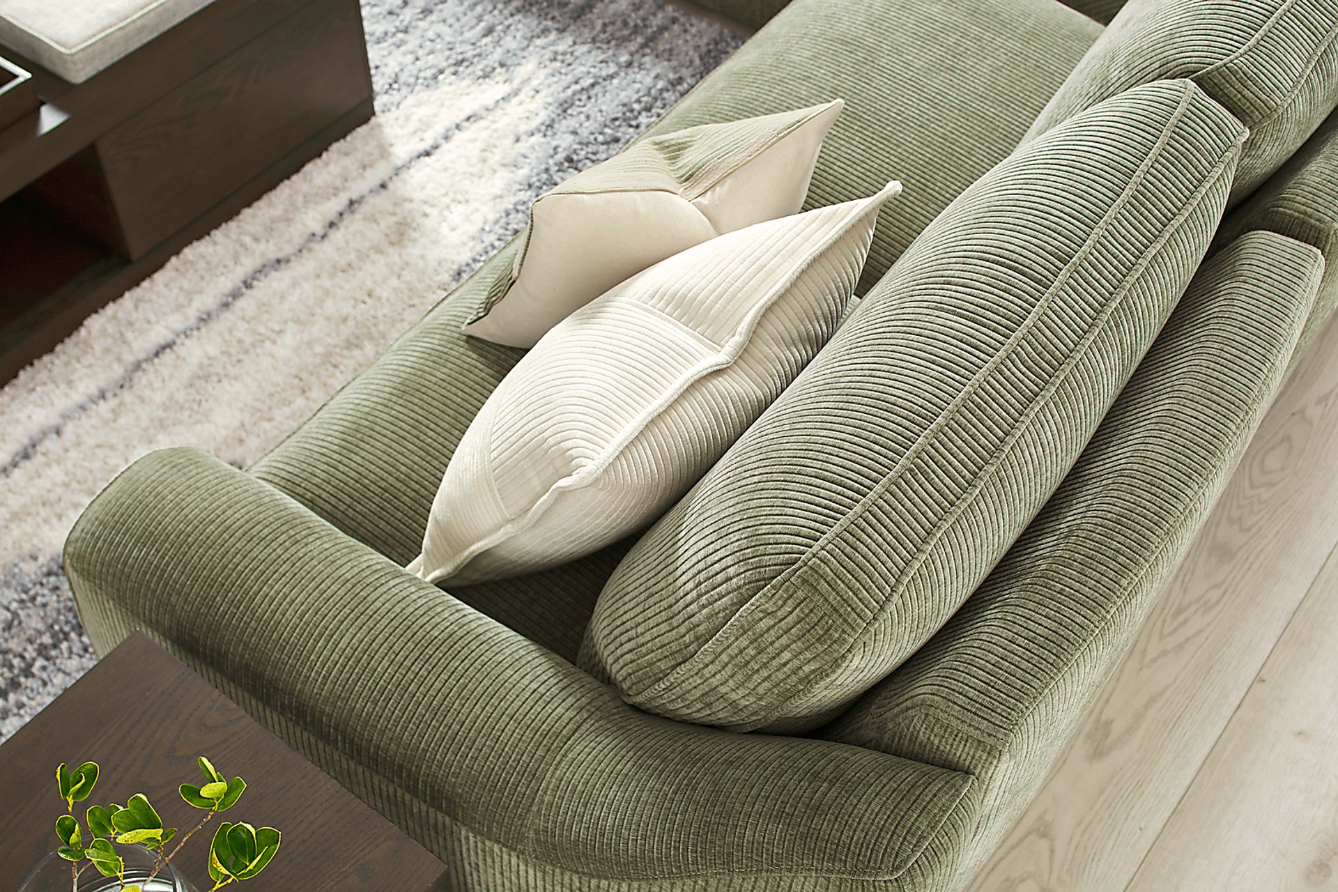 Somerset Green 6 Pc Dual Power Reclining Sectional - Image 8