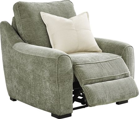 Somerset Green Dual Power Recliner