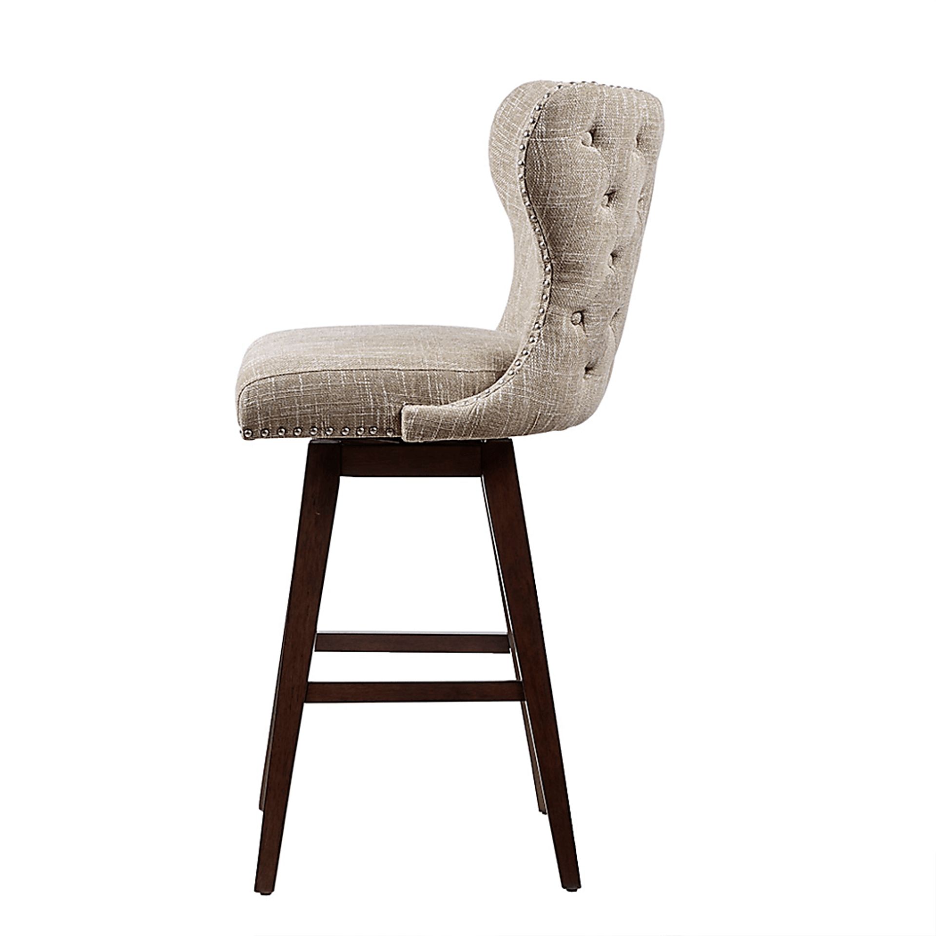 Sommerfield Camel Swivel Barstool - Image 4