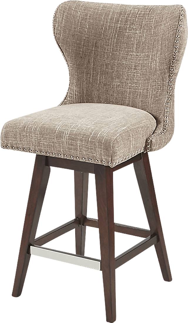Sommerfield Camel Swivel Counter Height Stool - Thumbnail - Image 1