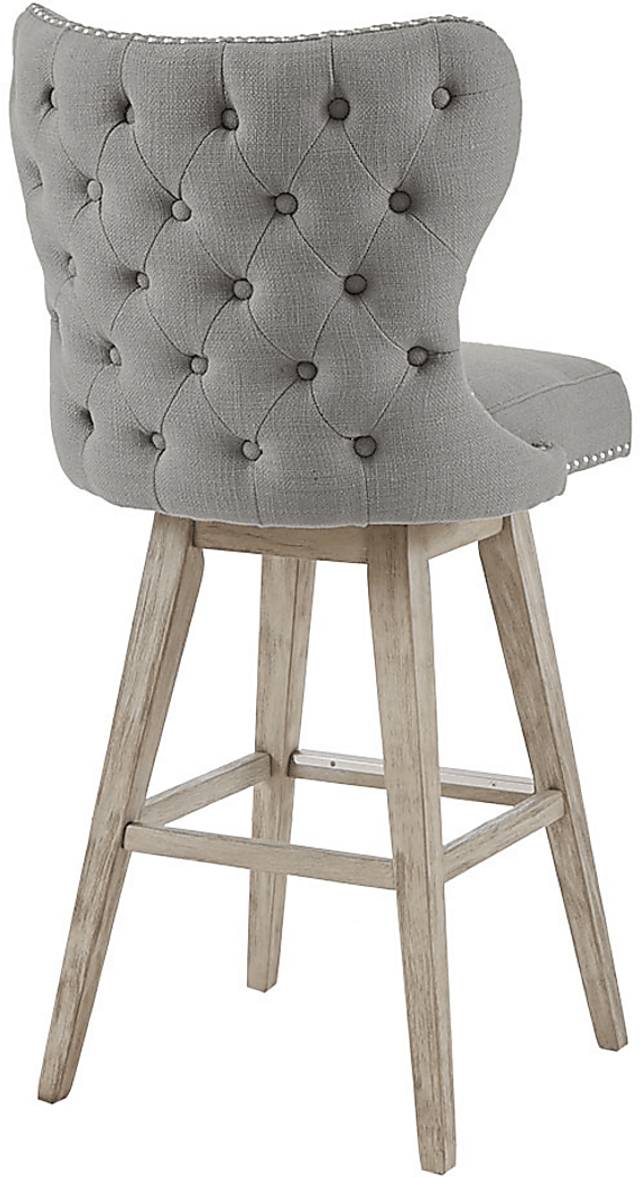 Sommerfield Gray Swivel Barstool - Thumbnail - Image 2
