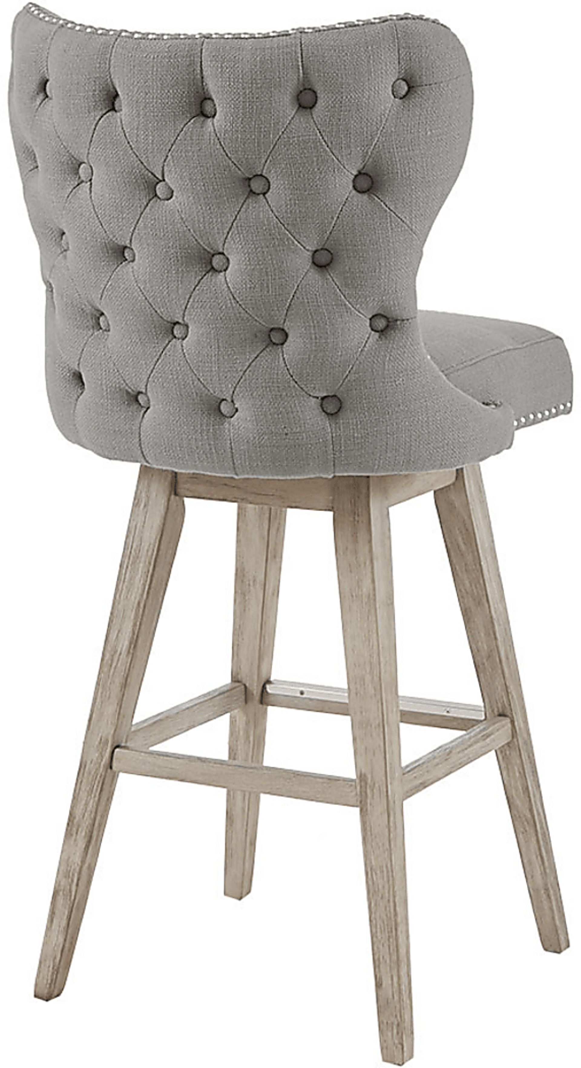 Sommerfield Gray Swivel Barstool - Image 2