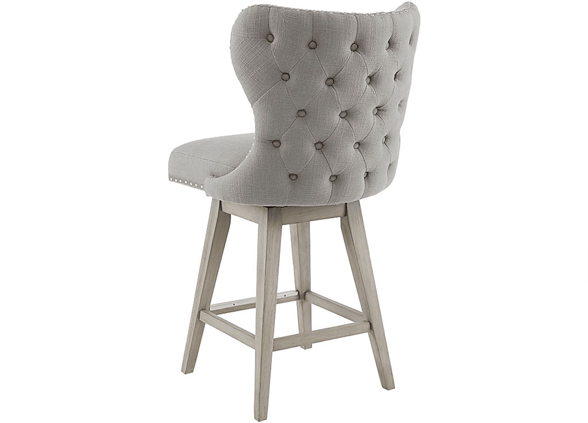 Sommerfield Gray Swivel Counter Height Stool - Image 3
