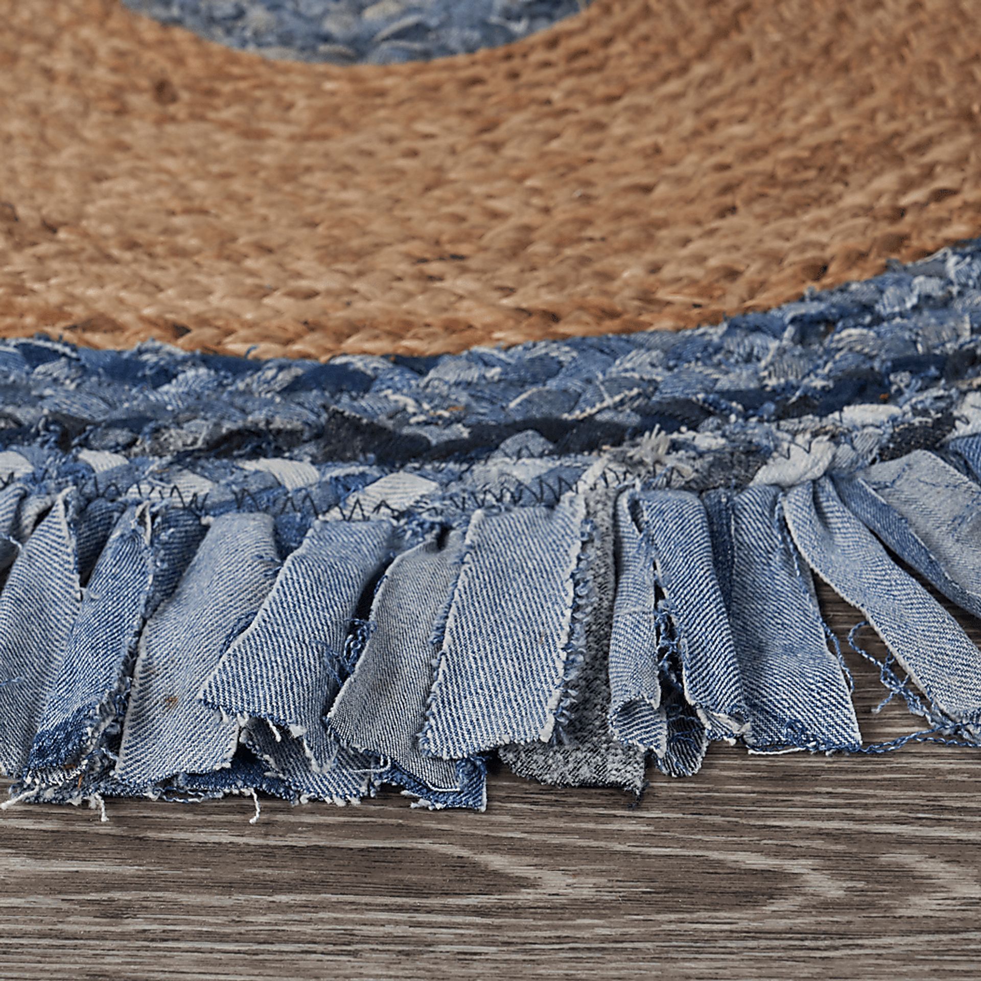 Sonaha Blue 5'6 Round Rug - Image 4