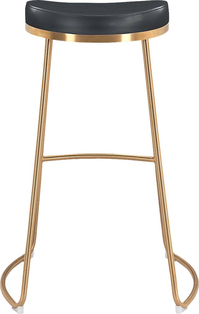 Sonali Black Barstool, Set of 2 - Thumbnail - Image 4
