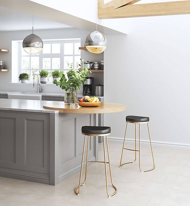 Sonali Black Barstool, Set of 2 - Thumbnail - Image 6