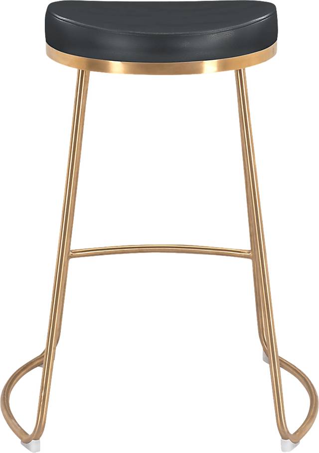 Sonali Black Counter Height Stool, Set of 2 - Thumbnail - Image 4