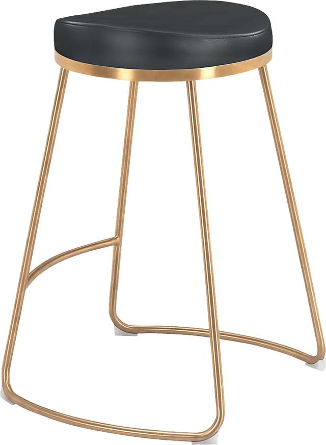Sonali Black Counter Height Stool, Set of 2 - Thumbnail - Image 5