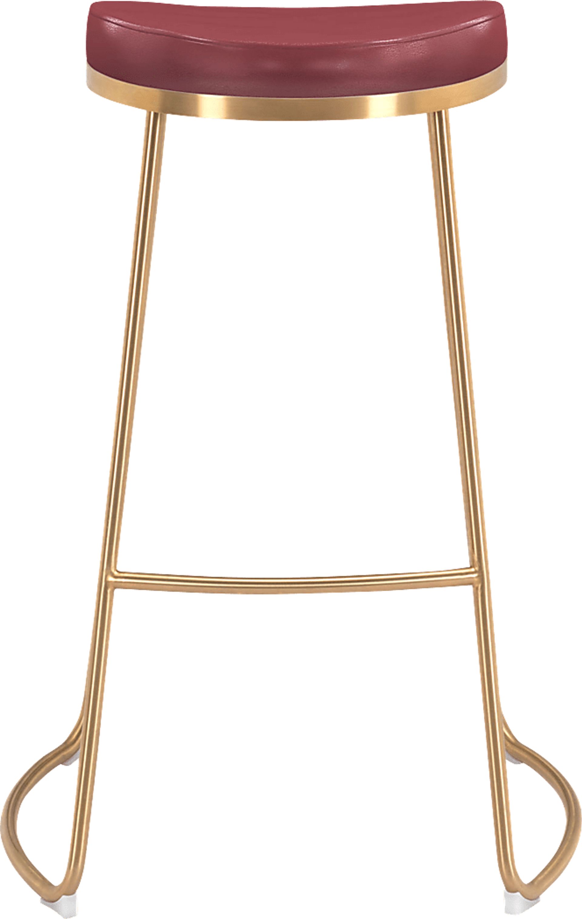 Sonali Burgundy Barstool, Set of 2 - Image 3