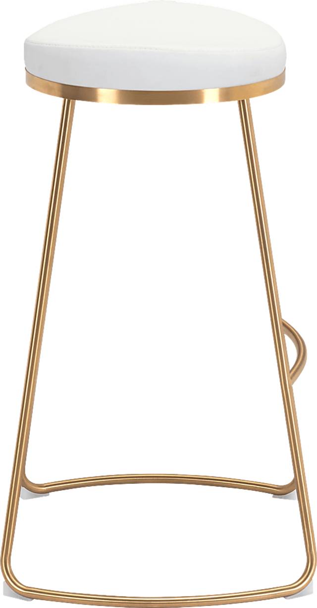Sonali White Barstool, Set of 2 - Thumbnail - Image 2