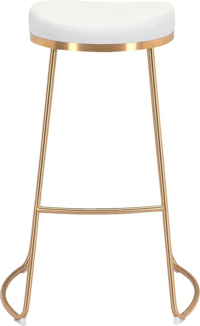 Sonali White Barstool, Set of 2 - Thumbnail - Image 3