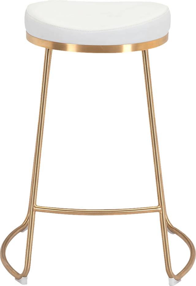 Sonali White Counter Height Stool, Set of 2 - Thumbnail - Image 3