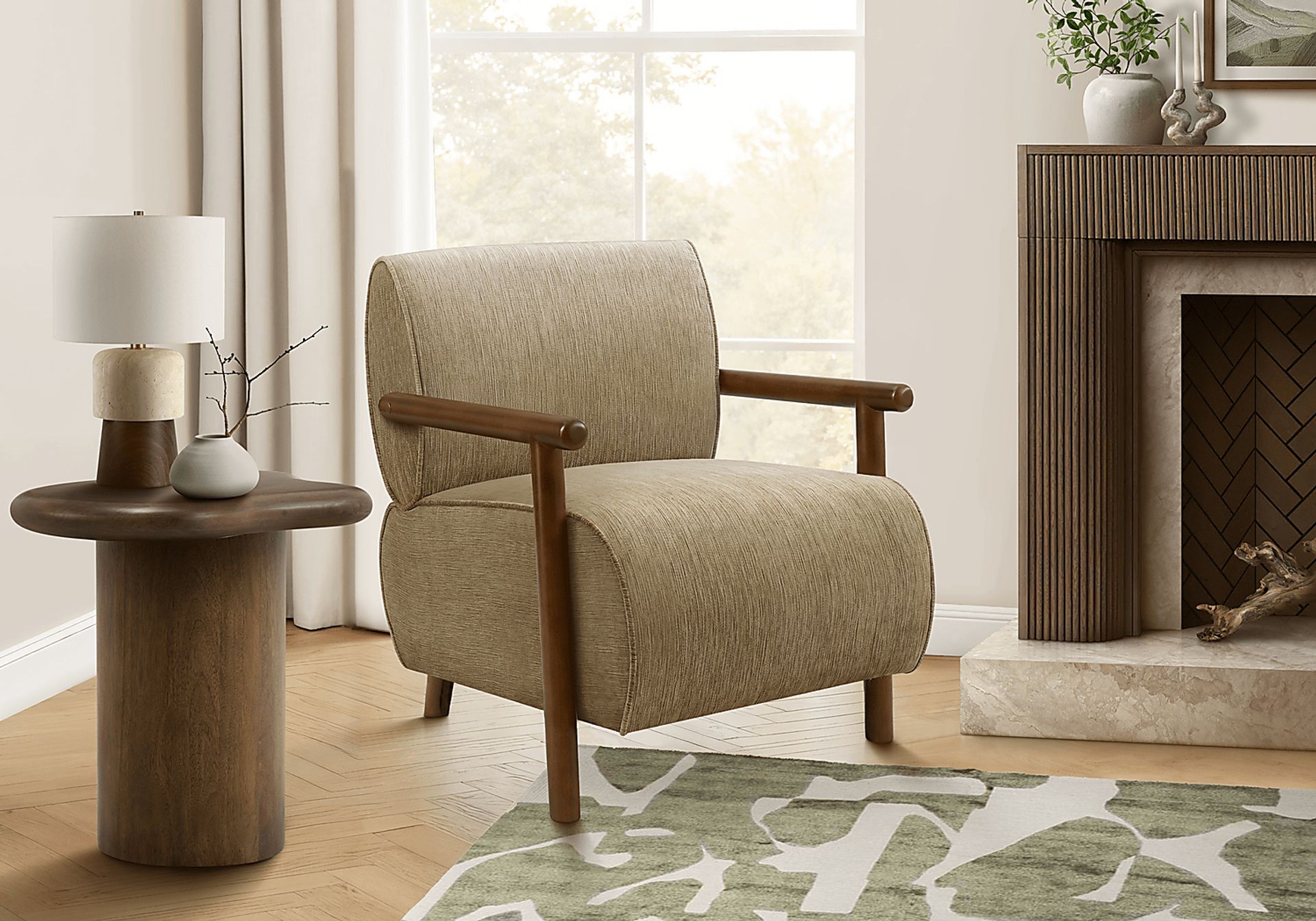 Songoro Brown Accent Chair - Image 2