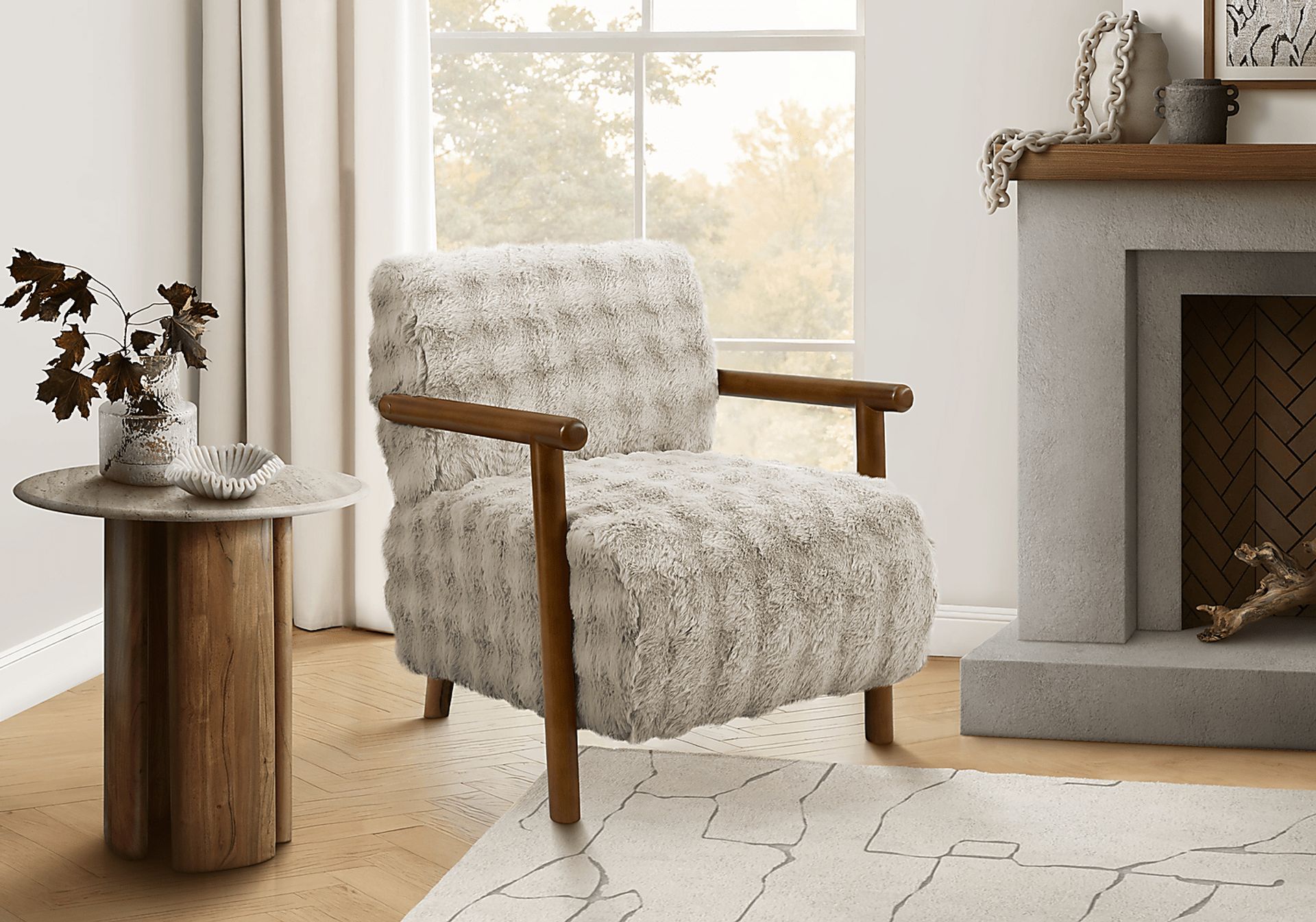 Songoro Gray Accent Chair - Image 2