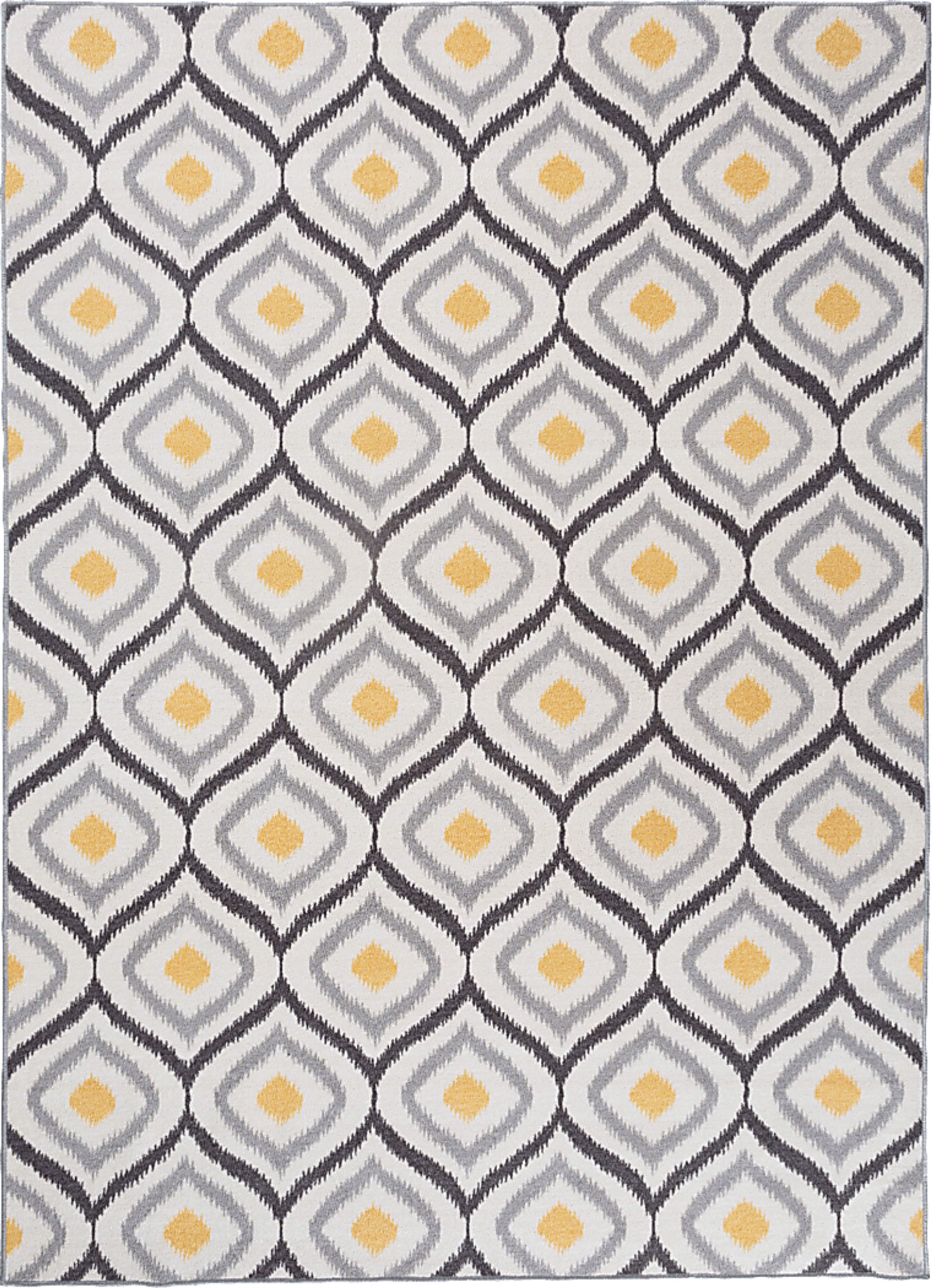 Sonnie Yellow 5'3 x 7'3 Rug - Image 1