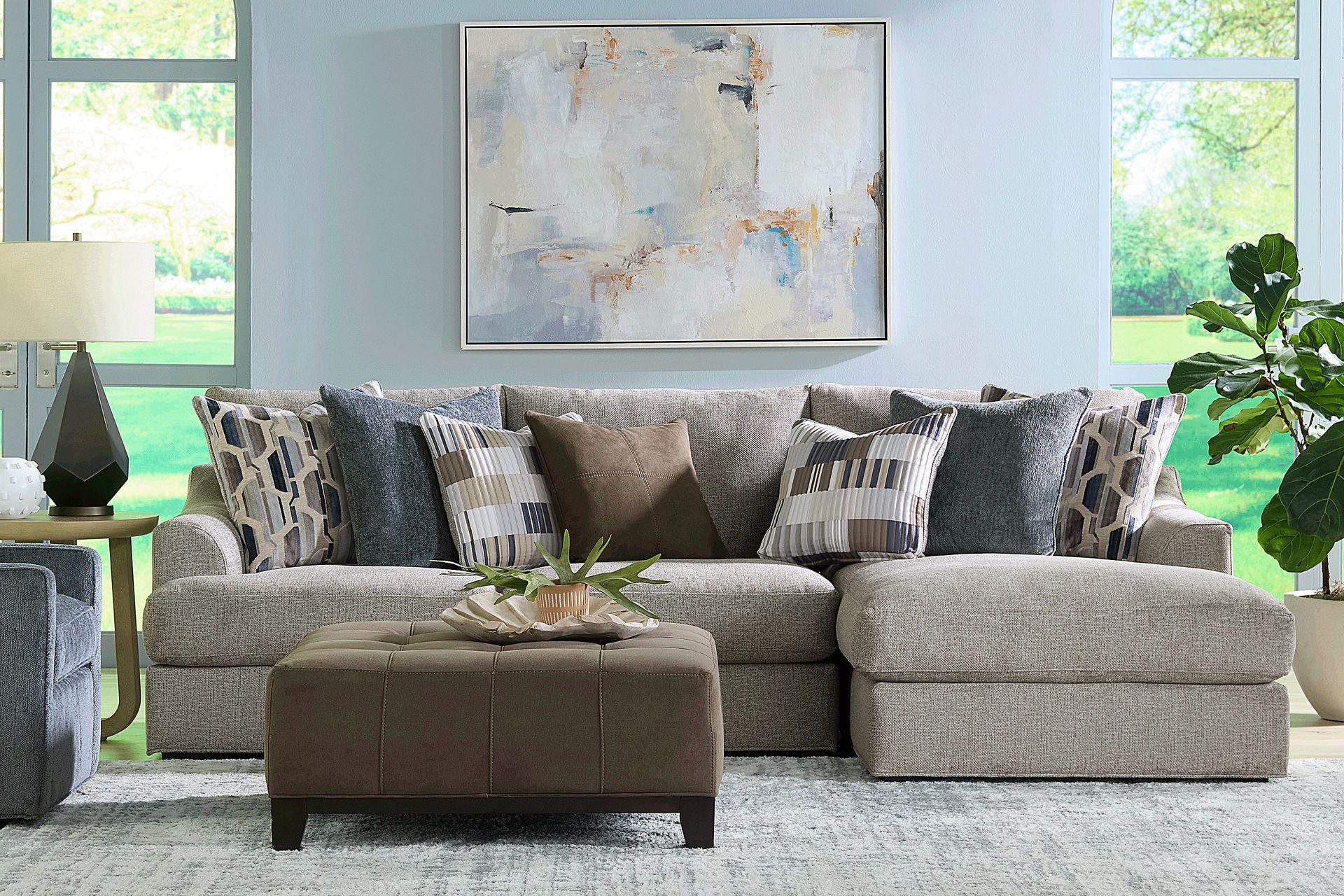 Sonoma Cobblestone 2 Pc Sectional - Image 2