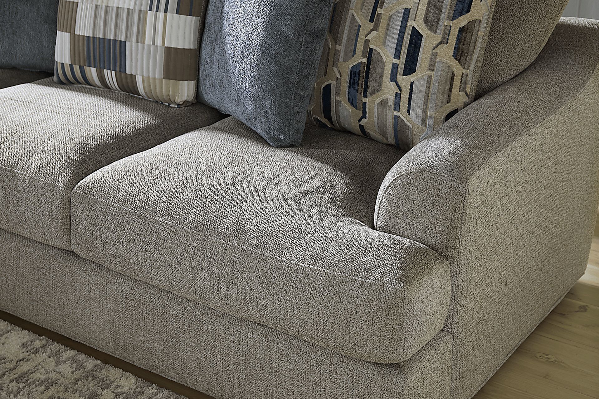 Sonoma Cobblestone 3 Pc Sectional - Image 3