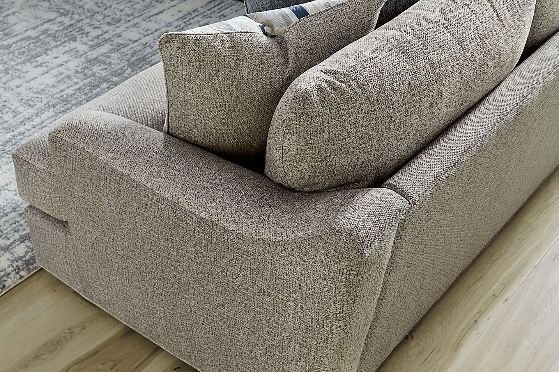 Sonoma Cobblestone 3 Pc Sectional - Image 4