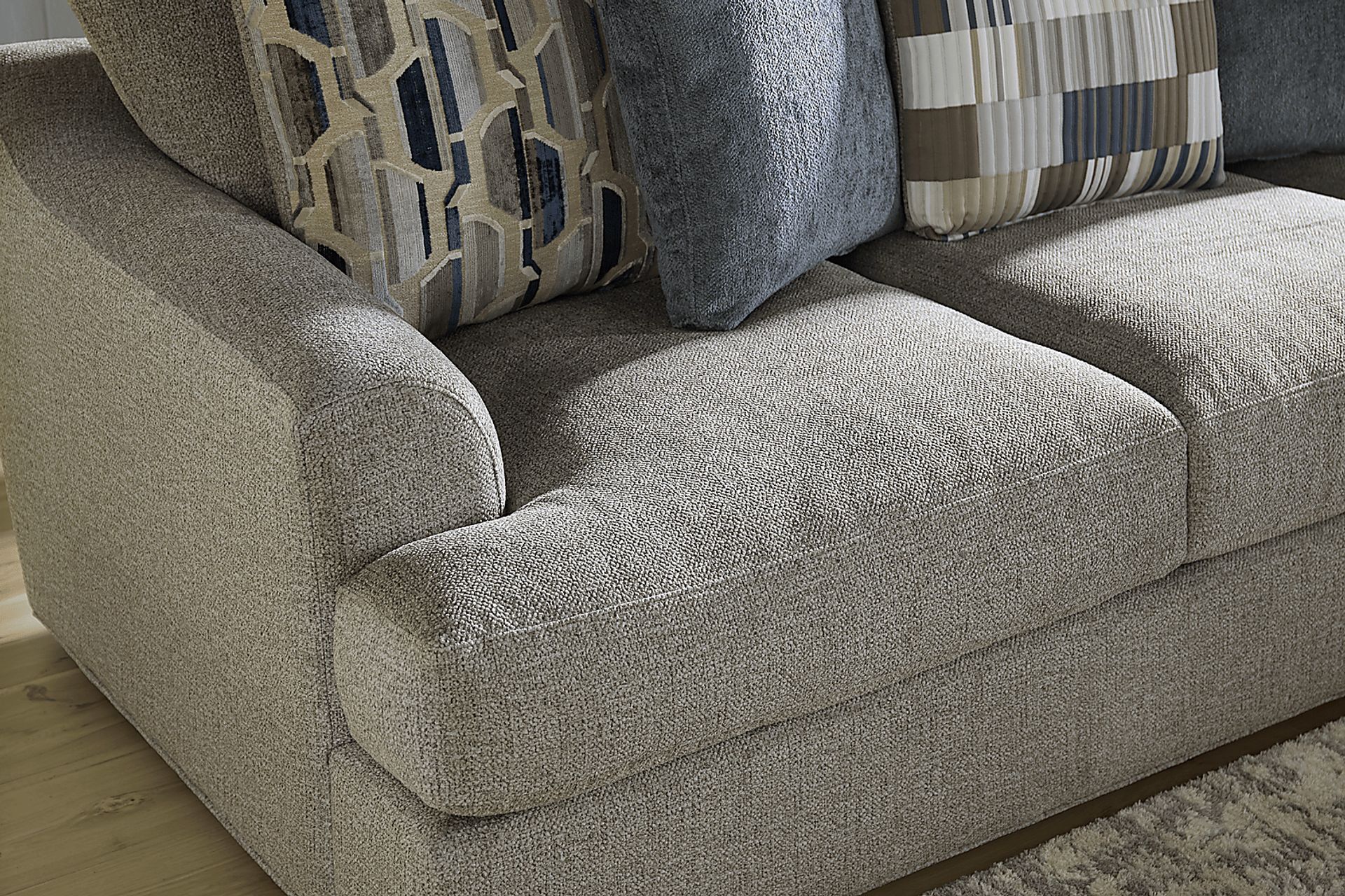 Sonoma Cobblestone 3 Pc Sectional - Image 3