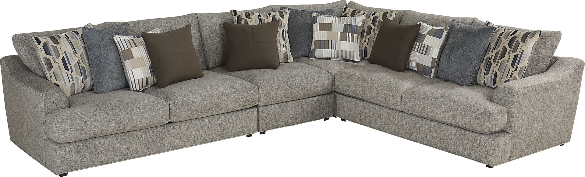 Sonoma Cobblestone 4 Pc Sectional - Image 1