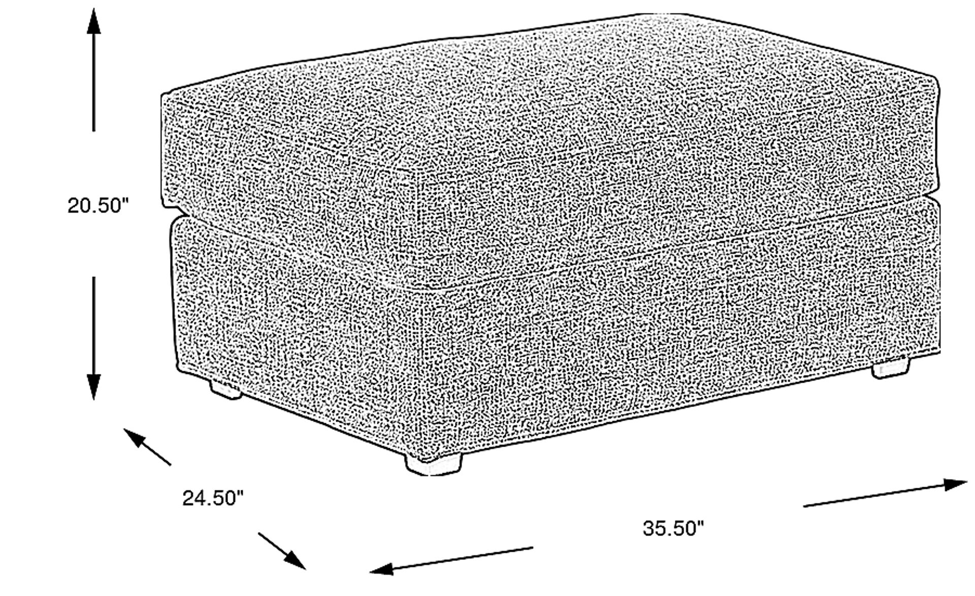 Dimension Image. Please refer to the Dimension Tab on this page for dimension details.